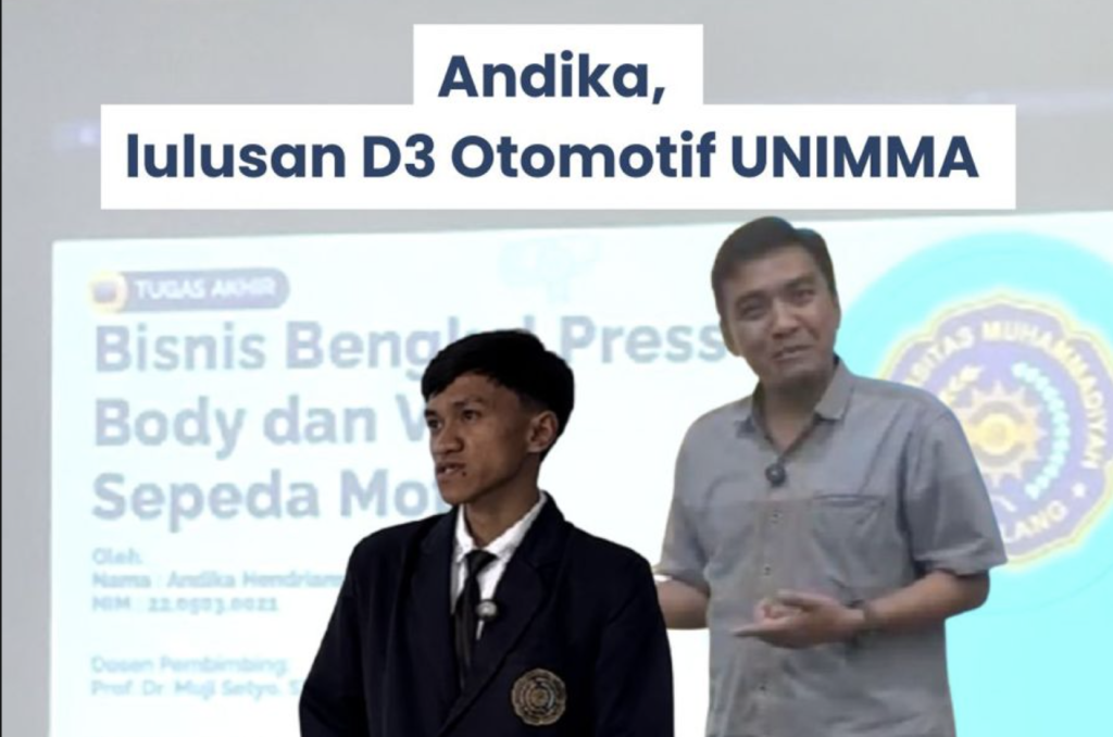 Dari Mahasiswa Menjadi Kolega: Kisah Andika Herdiansyah dan Gagasan Bengkel Pres Body & Velg