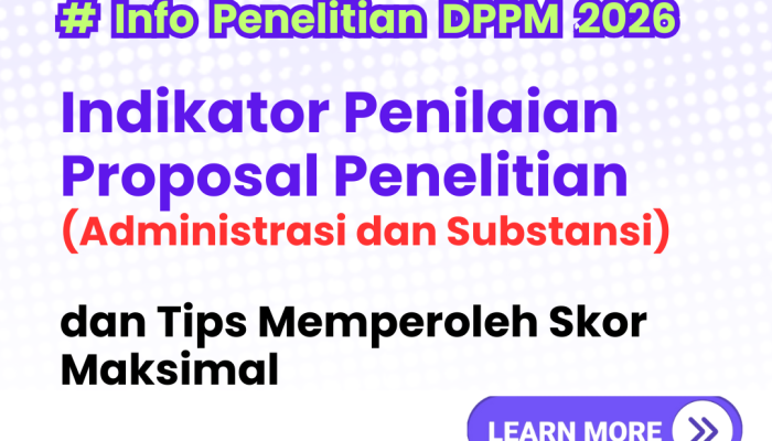 Indikator Penilaian Penelitian Hibah DPPM Kemendikti–Saintek Tahun 2026