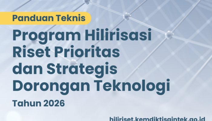 Penerimaan Proposal Program Hilirisasi dan Kemitraan